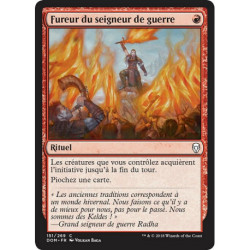 (Foil) Rouge - Fureur du seigneur de guerre (C) [DOM]