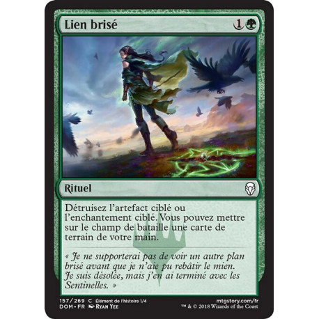 (Foil) Verte - Lien brisé (C) [DOM]