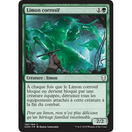 (Foil) Verte - Limon corrosif (C) [DOM]