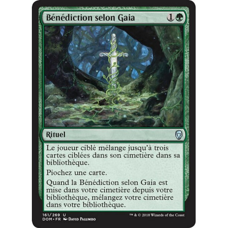 (Foil) Verte - Bénédiction selon Gaia (U) [DOM]