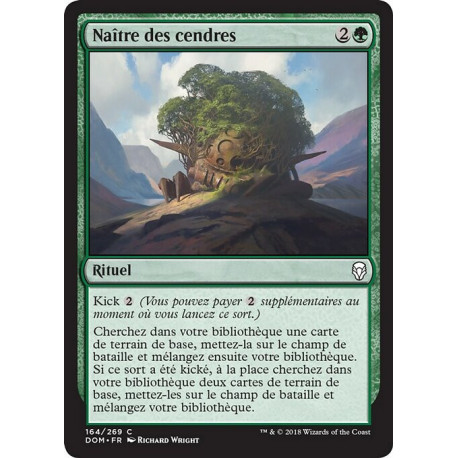 (Foil) Verte - Naître des cendres (C) [DOM]
