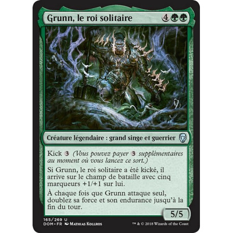 (Foil) Verte - Grunn, le roi solitaire (U) [DOM]