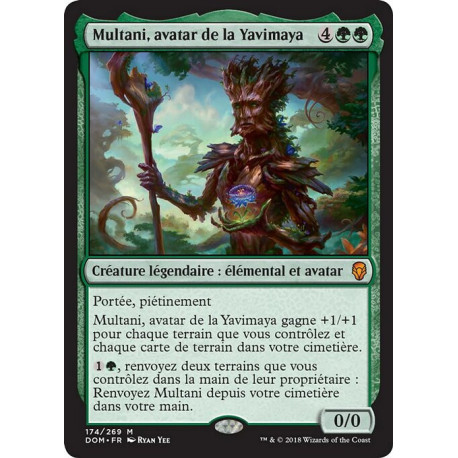 (Foil) Verte - Multani, avatar de la Yavimaya (M) [DOM]