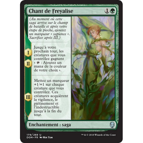 (Foil) Verte - Chant de Freyalise (U) [DOM]