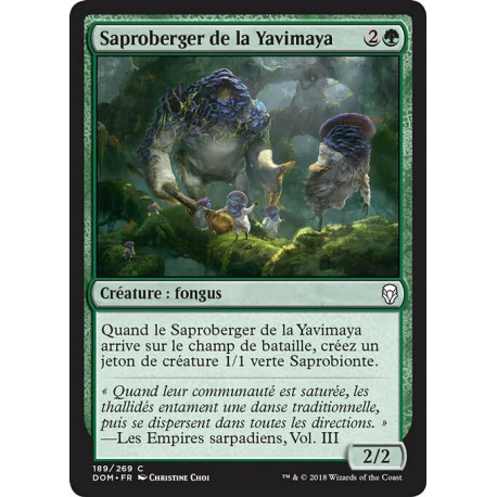 (Foil) Verte - Saproberger de la Yavimaya (C) [DOM]