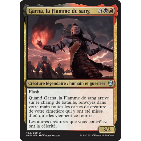 (Foil) Multicolore - Garna, la Flamme de sang (U) [DOM]
