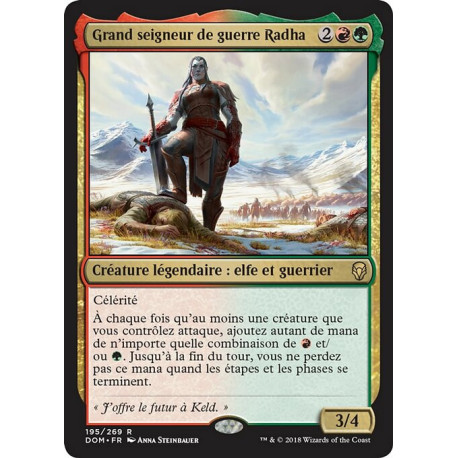 (Foil) Multicolore - Grand seigneur de guerre Radha (R) [DOM]