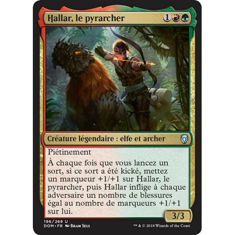 (Foil) Multicolore - Hallar, le pyrarcher (U) [DOM]