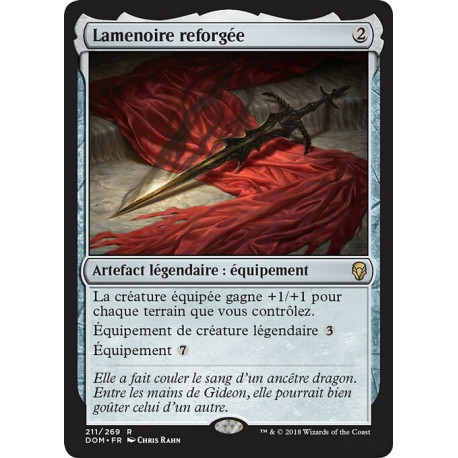 (Foil) Incolore - Lamenoire reforgée (R) [DOM]