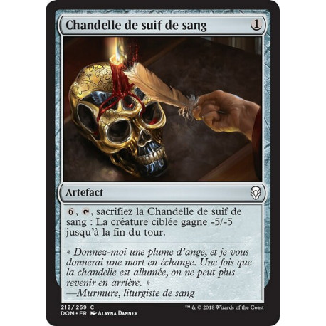 (Foil) Incolore - Chandelle de suif de sang (C) [DOM]