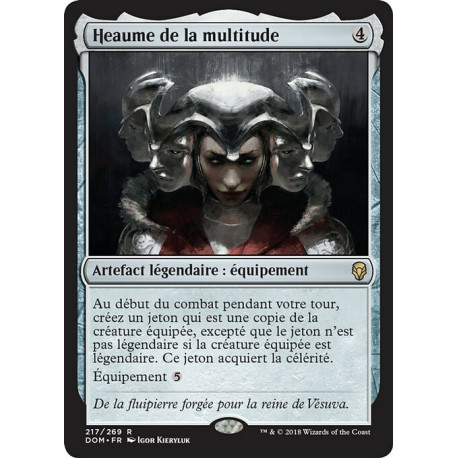 (Foil) Incolore - Heaume de la multitude (R) [DOM]