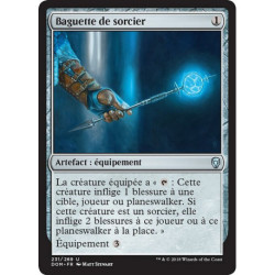 (Foil) Incolore - Baguette de sorcier (U) [DOM]