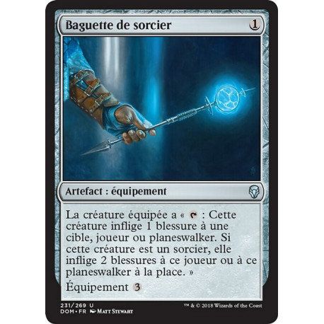 (Foil) Incolore - Baguette de sorcier (U) [DOM]