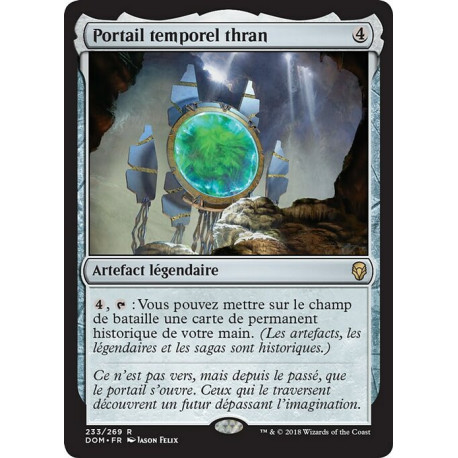 (Foil) Incolore - Portail temporel thran (R) [DOM]