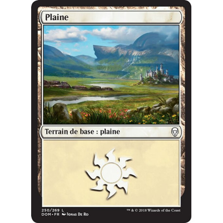 (Foil) Terrain - Plaine (V1) (L) [DOM]