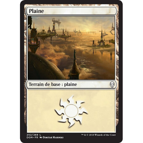 (Foil) Terrain - Plaine (V3) (L) [DOM]