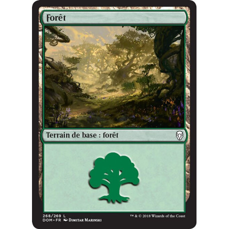 (Foil) Terrain - Forêt (V3) (L) [DOM]