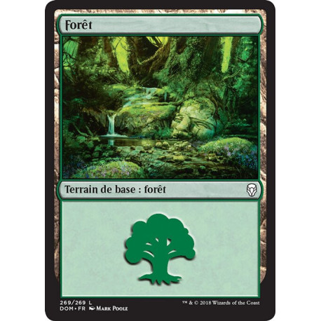 (Foil) Terrain - Forêt (V4) (L) [DOM]