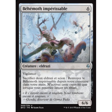 (Foil) Incolore - Béhémoth impérissable (U) [BFZ]