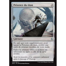 (Foil) Incolore - Présence du titan (U) [BFZ]