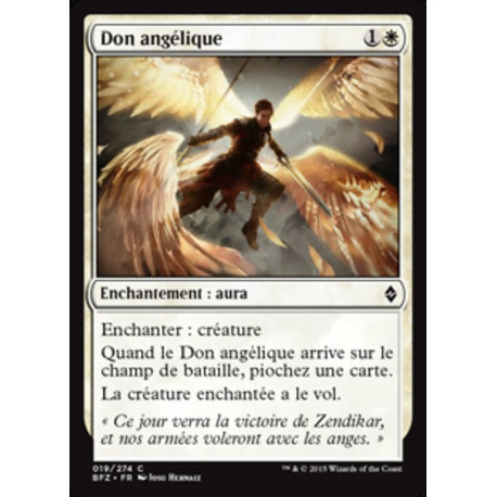 (Foil) Blanche - Don angélique (C) [BFZ]