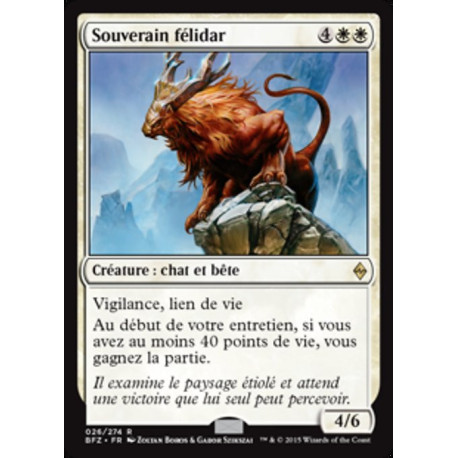 (Foil) Blanche - Souverain félidar (R) [BFZ]