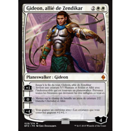 (Foil) Blanche - Gideon, allié de Zendikar (M) [BFZ]