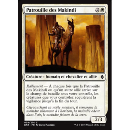 (Foil) Blanche - Patrouille des Makindi (C) [BFZ]