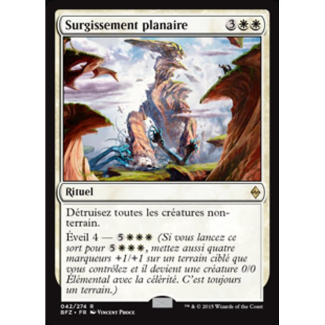 (Foil) Blanche - Surgissement planaire (R) [BFZ]