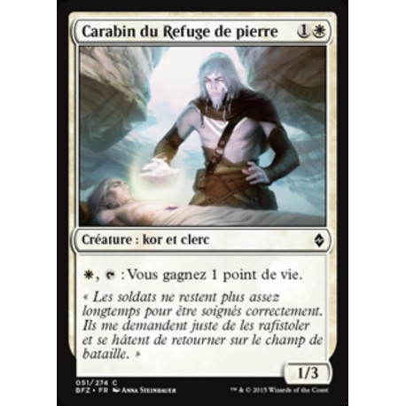 (Foil) Blanche - Carabin du Refuge de pierre (C) [BFZ]