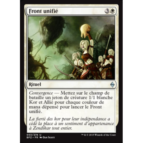 (Foil) Blanche - Front unifié (U) [BFZ]