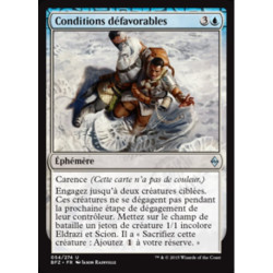 (Foil) Bleue - Conditions défavorables (U) [BFZ]