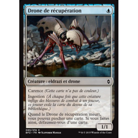 (Foil) Bleue - Drone de récupération (C) [BFZ]