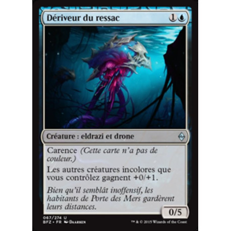 (Foil) Bleue - Dériveur du ressac (U) [BFZ]