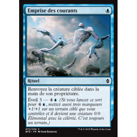 (Foil) Bleue - Emprise des courants (C) [BFZ]