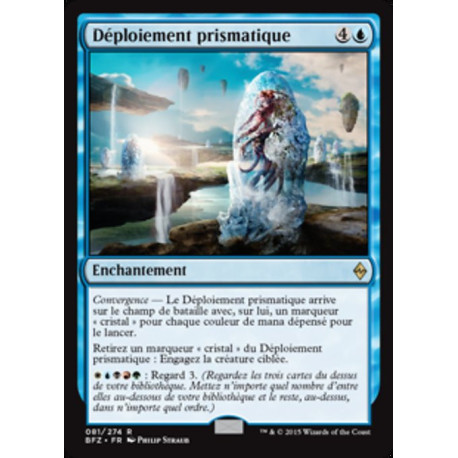 (Foil) Bleue - Déploiement prismatique (R) [BFZ]
