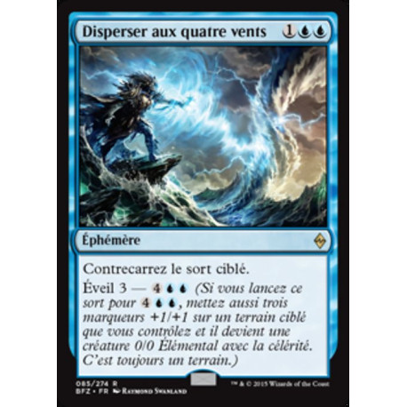 (Foil) Bleue - Disperser aux quatre vents (R) [BFZ]