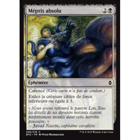 (Foil) Noire - Mépris absolu (C) [BFZ]