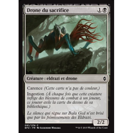 (Foil) Noire - Drone du sacrifice (C) [BFZ]
