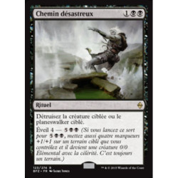 (Foil) Noire - Chemin désastreux (R) [BFZ]