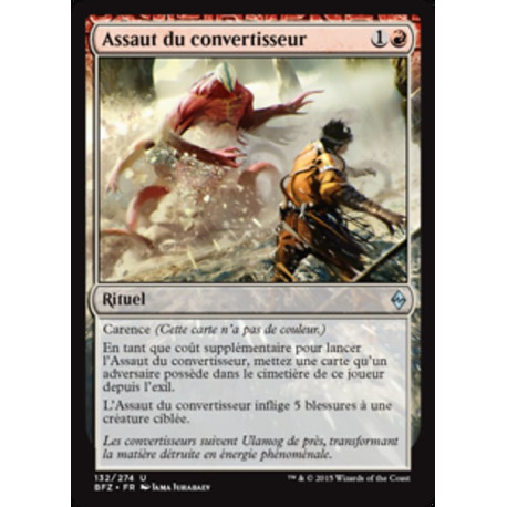 (Foil) Rouge - Assaut du convertisseur (U) [BFZ]