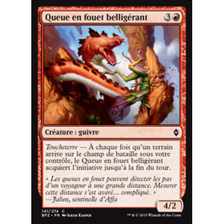 (Foil) Rouge - Queue en fouet belligérant (C) [BFZ]