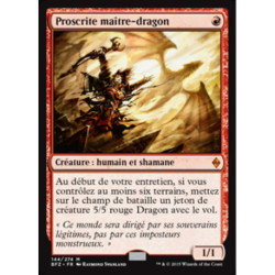 (Foil) Rouge - Proscrite maître-dragon (M) [BFZ]