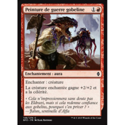 (Foil) Rouge - Peinture de guerre gobeline (C) [BFZ]