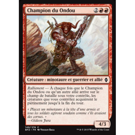 (Foil) Rouge - Champion du Ondou (C) [BFZ]