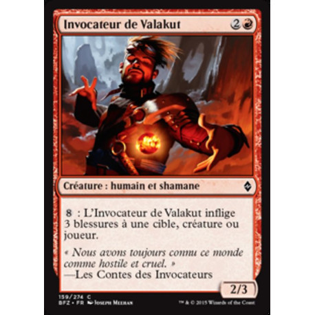(Foil) Rouge - Invocateur de Valakut (C) [BFZ]