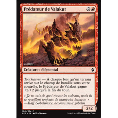 (Foil) Rouge - Prédateur de Valakut (C) [BFZ]
