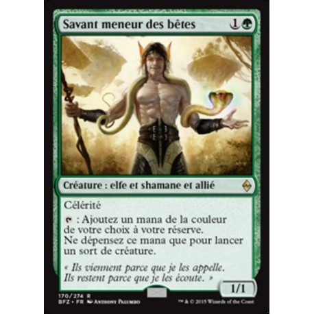 (Foil) Verte - Savant meneur des bêtes (R) [BFZ]