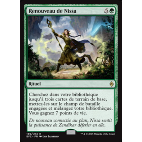 (Foil) Verte - Renouveau de Nissa (R) [BFZ]