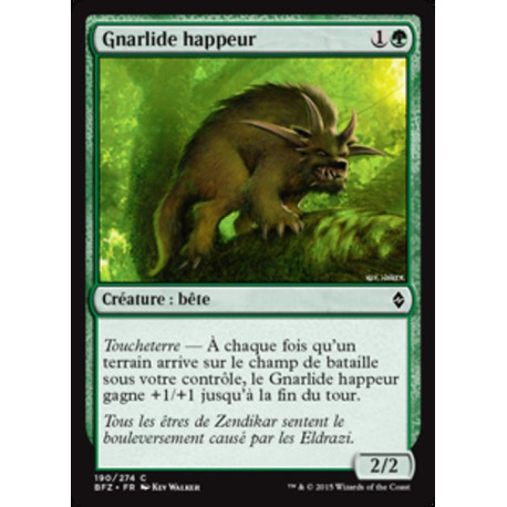 (Foil) Verte - Gnarlide happeur (C) [BFZ]